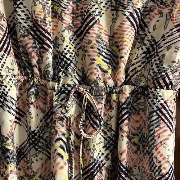 Multi print womens dress - Picture 3 of 8